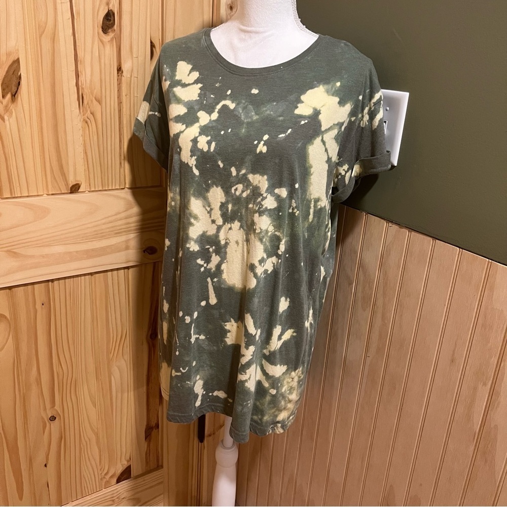 Green Bleached Tee 3 for $20 or 4 for $25